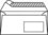 DL - Umschlag, HK, mit Fenster, LANDKARTE INNEN, 110x220 mm