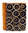 Holz-Notizbuch 13x15cm, Bambus dunkel, 80 Blatt