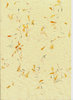 A4 Bogenset Blütenbütten "Goldregen", creme, 8 Bogen