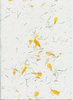 A4 Bogenset Blütenbütten "Goldregen", weiß, 8 Bogen