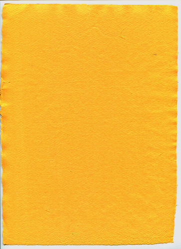 A4 Bogenset Baumwollbütten, gelb, 8 Bogen