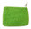 Handgefilztes Täschchen mit Reißverschluss, 11,5 x 8 cm, Blümchen, grün